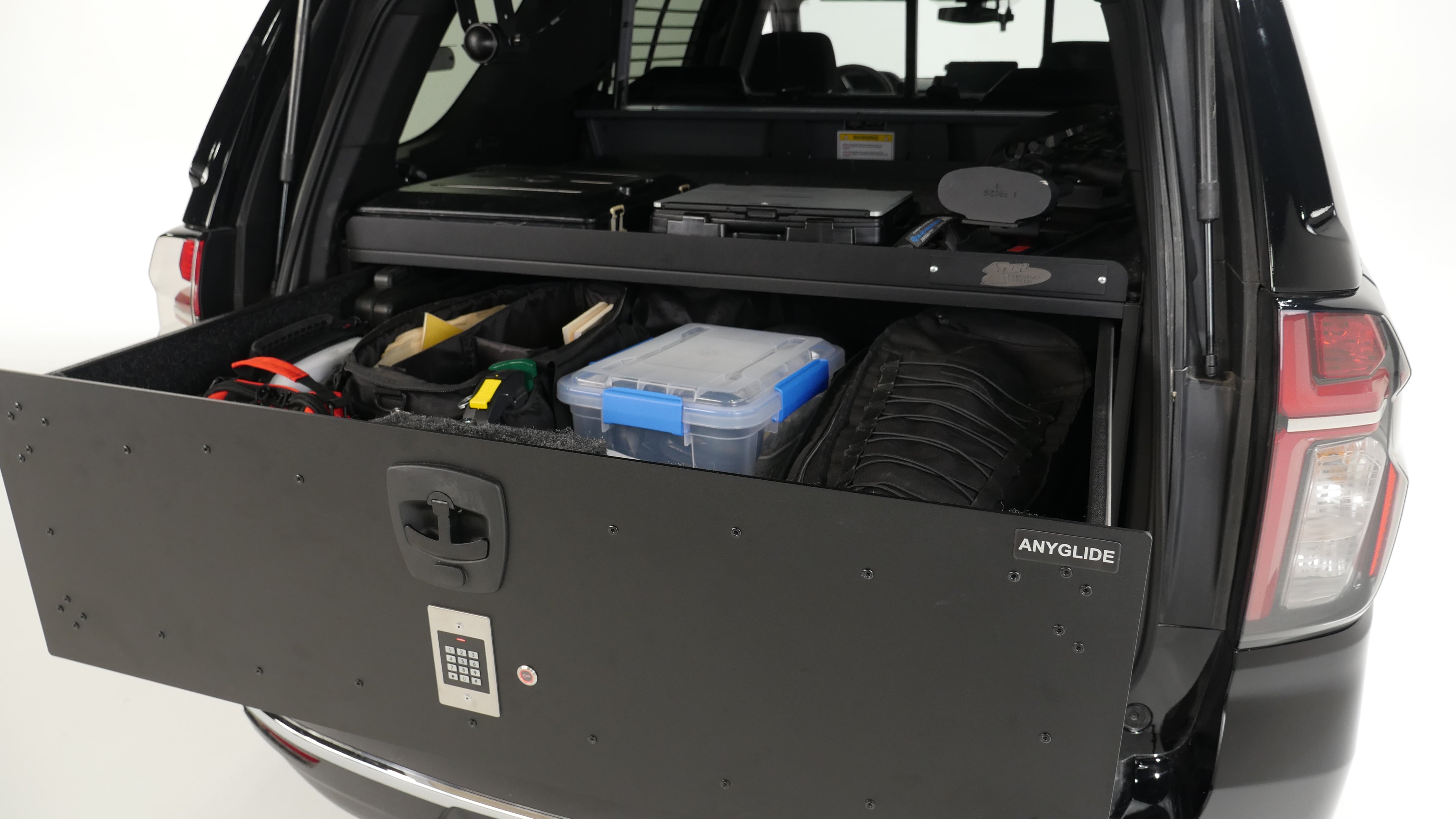 Chevy Tahoe 2021 and Newer storage for law enforcement and up fitters