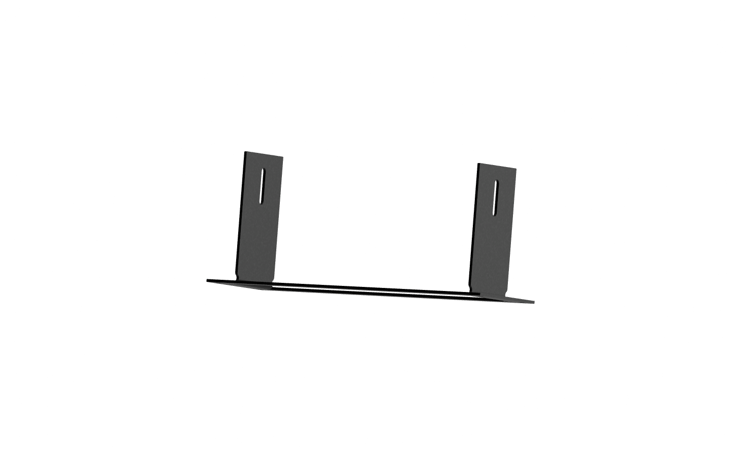 1 PIECE MOUNTING BRACKET, 3”W X 8.375”L X 3.5”H
