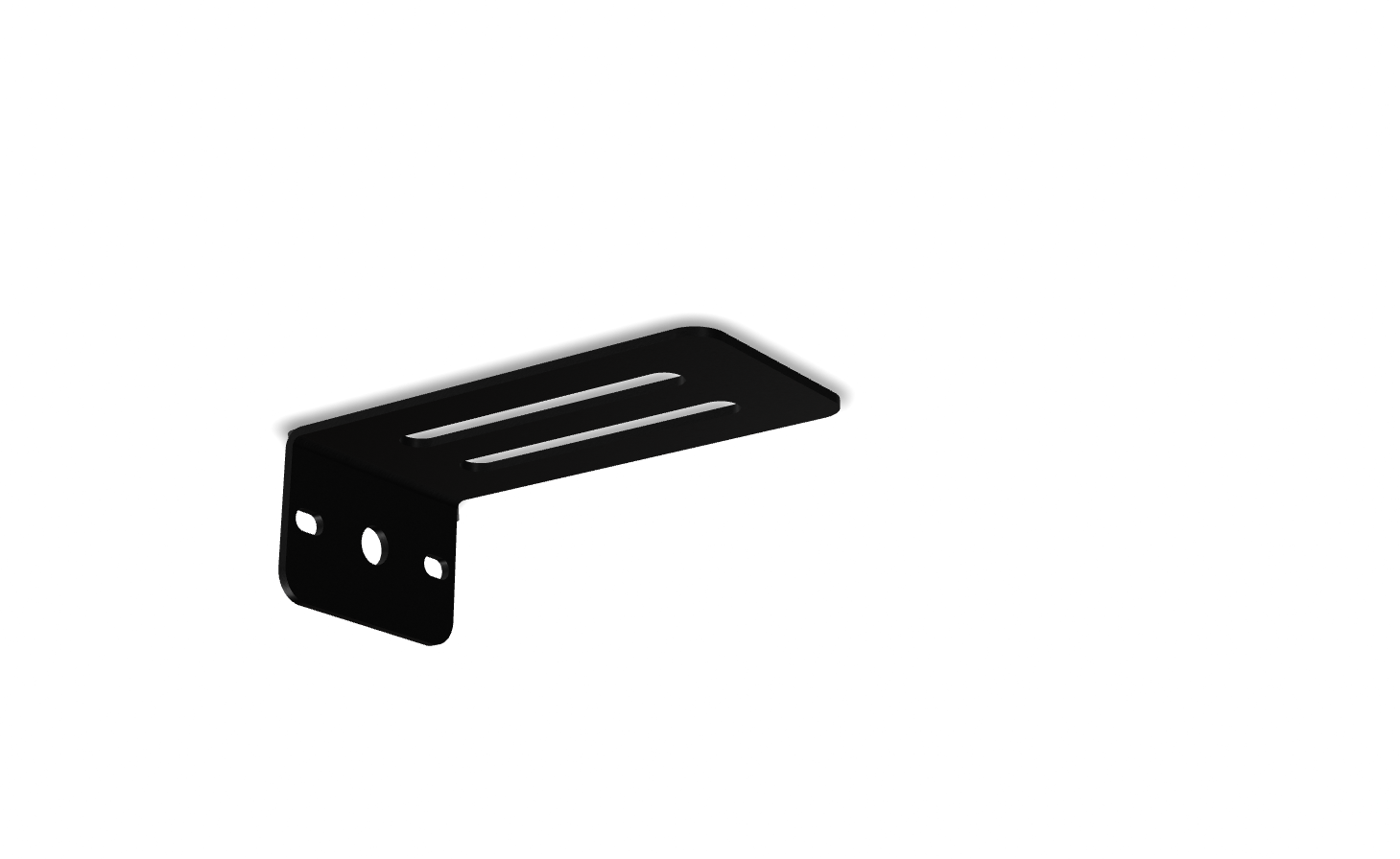 MIC CLIP BRACKET WITH CENTER HOLE, 2