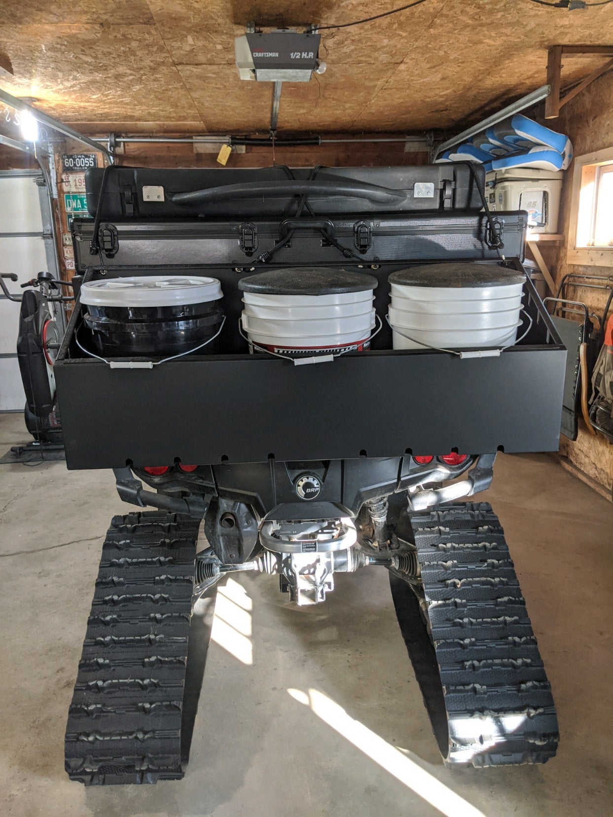 5 Gallon Bucket Holder for Snowmobile